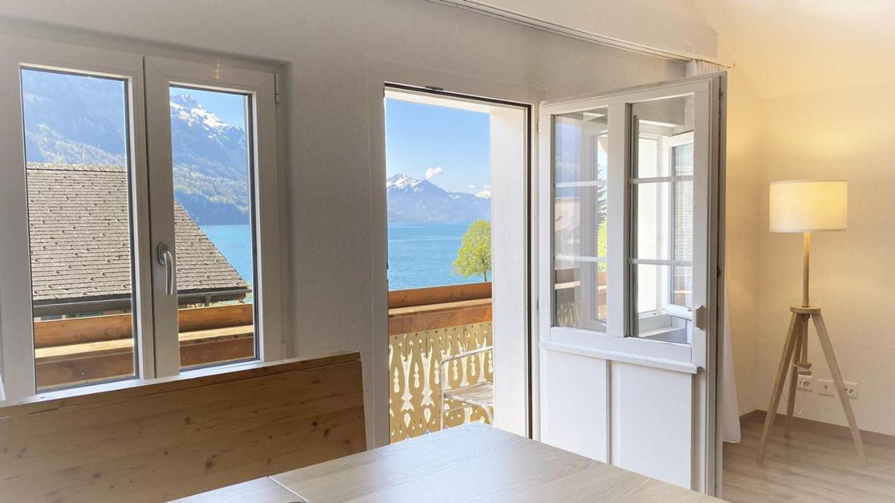 Apartment mit Aussensitzplatz Brienz  Exterior foto